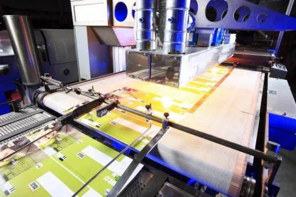 High intensity UV spot curing